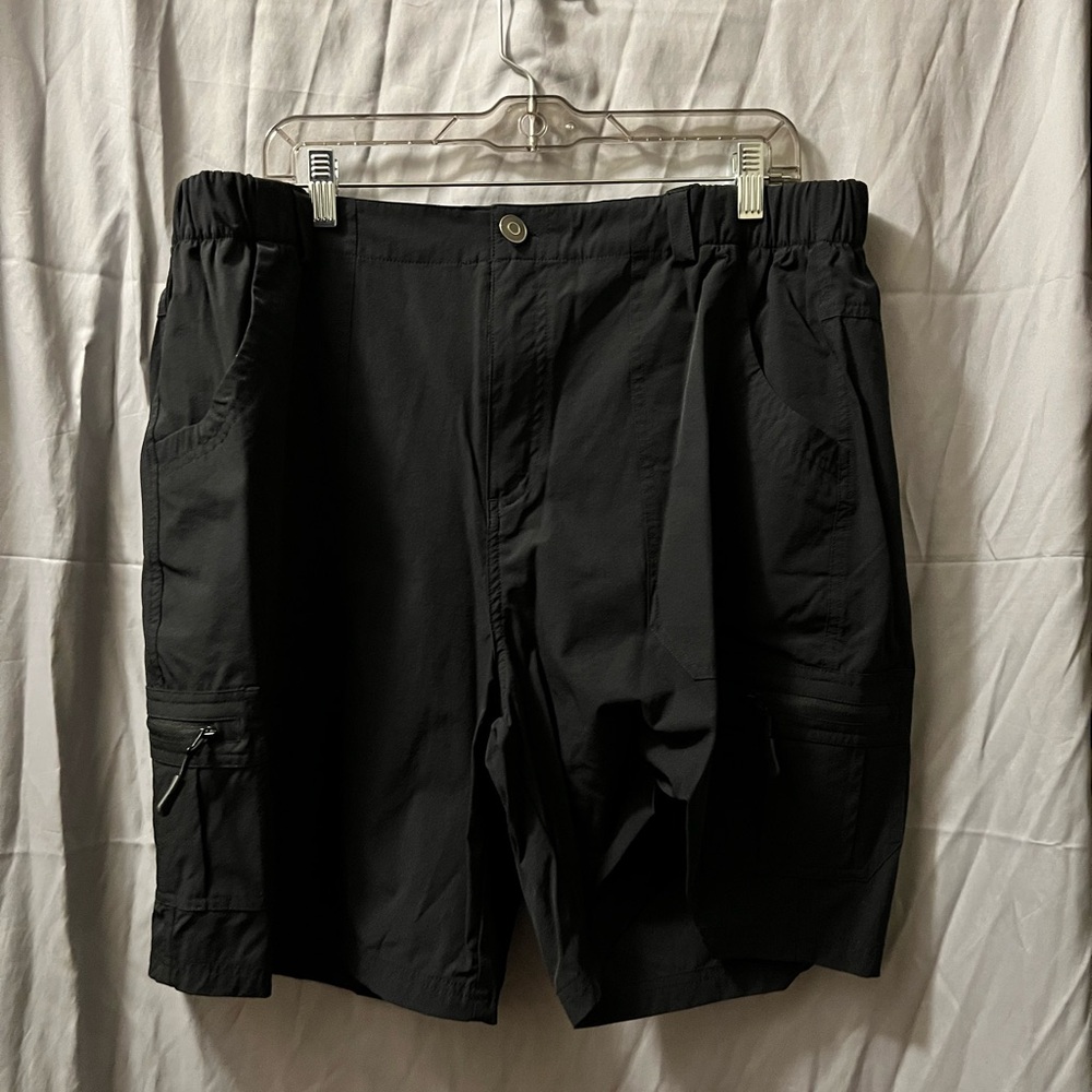Classic Black Cargo Shorts for Men
